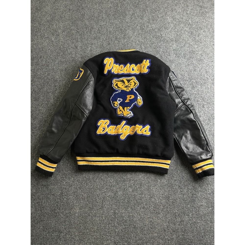 Women's Rock Creek Prescott Badgers 2017 Varsity Letterman Jacket, Size XL